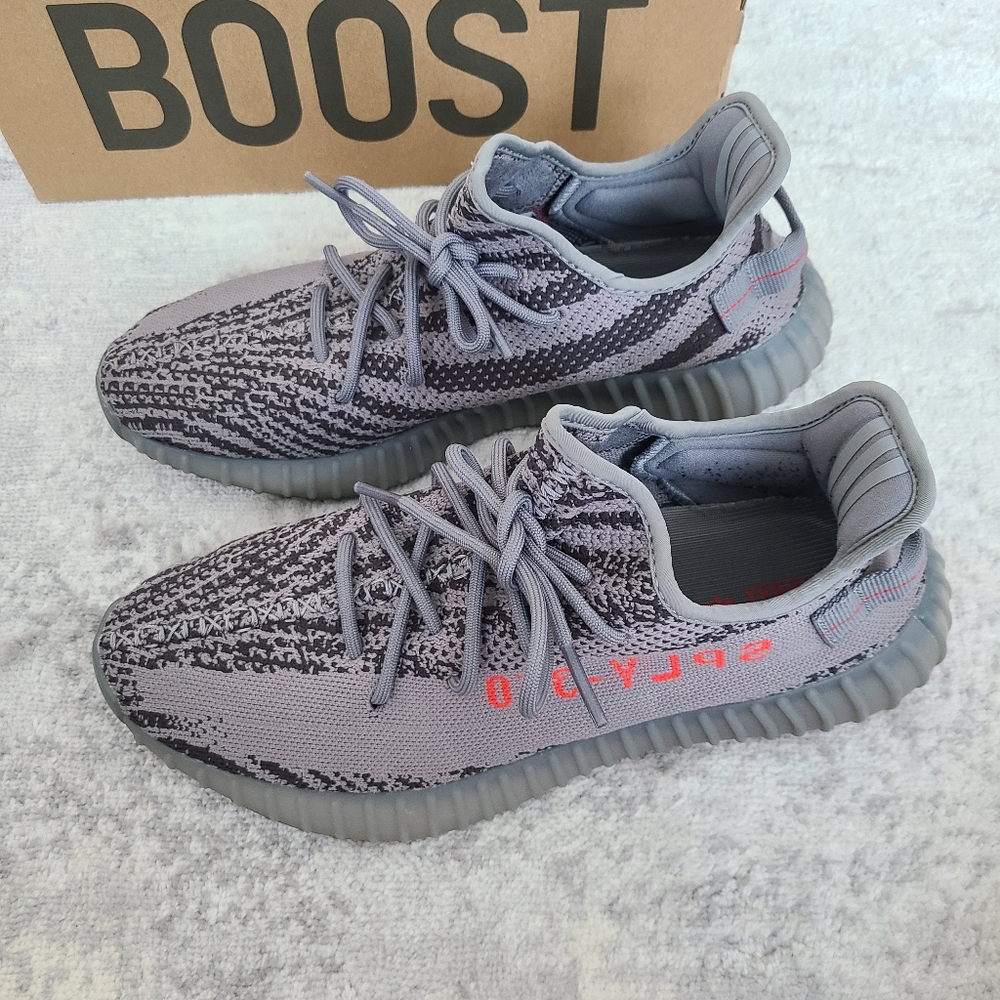 Adidas Yeezy Boost 350 V2 Gray Sneakers Size 10